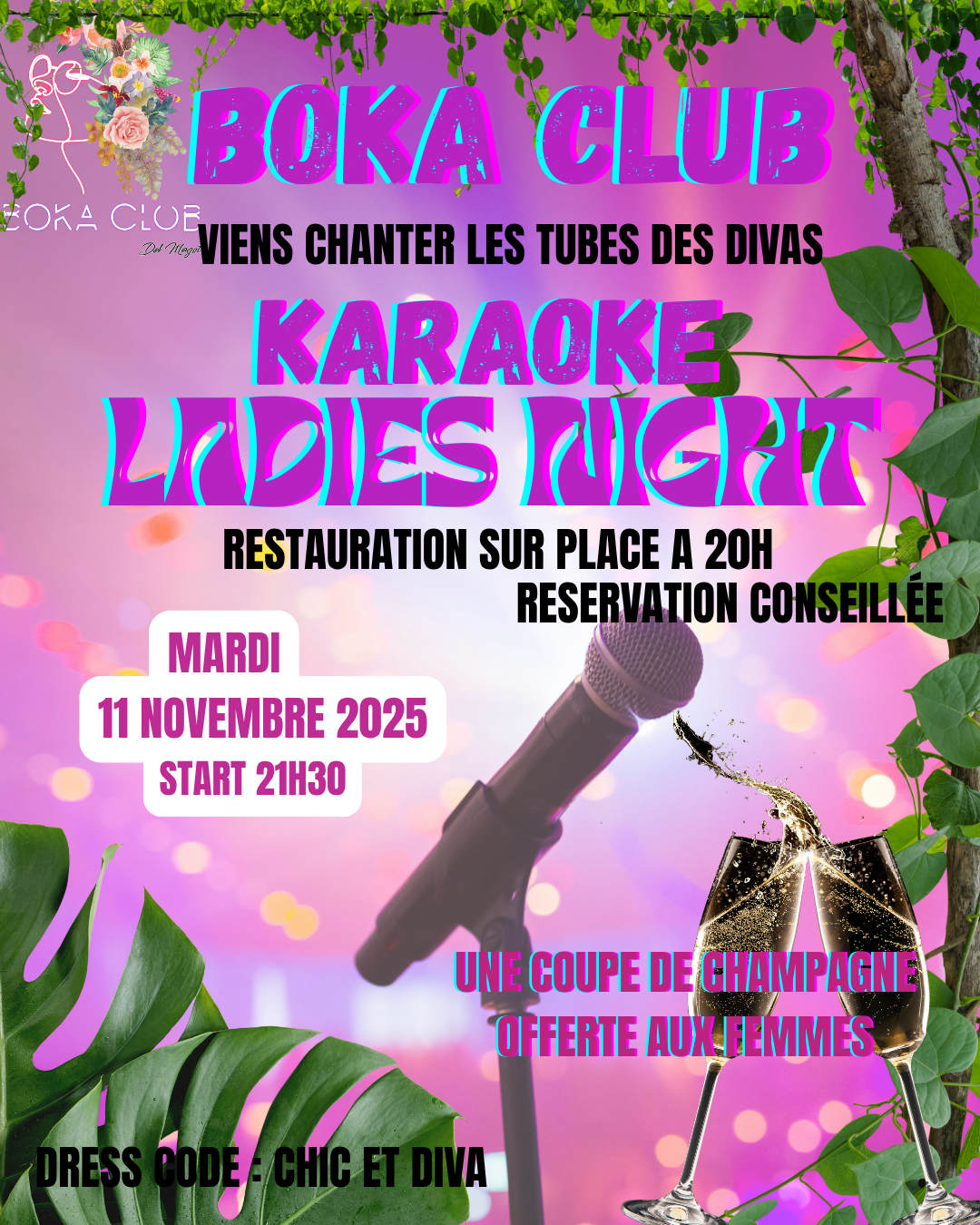Soirée Lady Night tous les mardis