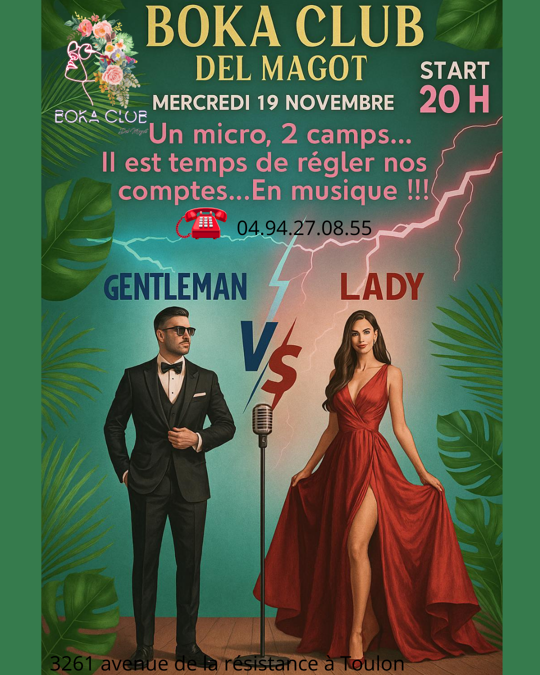 BOKA CLUB DEL MAGOT Toulon Cap Brun : Soirée 